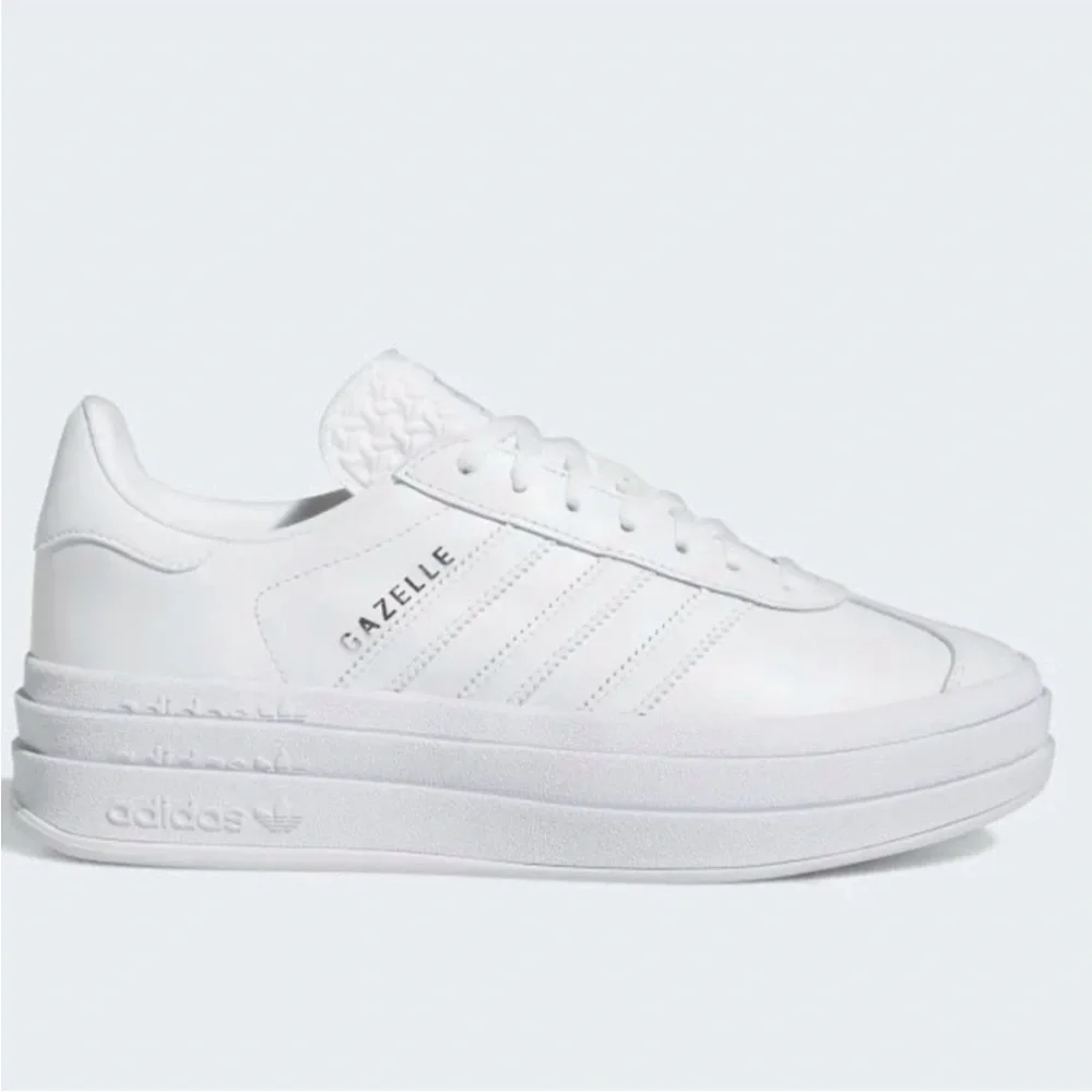 adidas Gazelle Bold Triple White - Picture 2 of 10